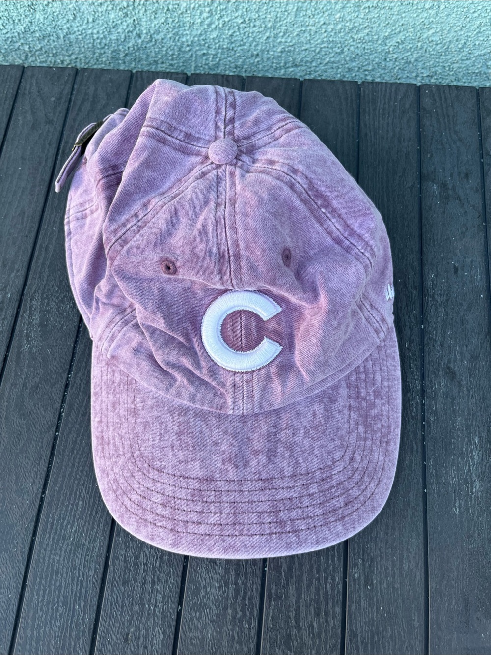 Cubs Purple Baseball Cap with White 'C' Patch
